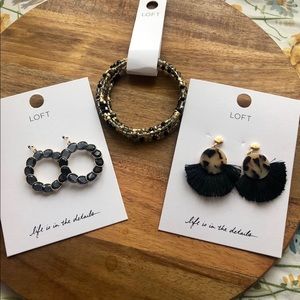 Bundle of Loft Earrings & Bracelet